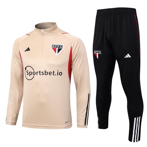 Sudadera De Training Sao Paulo 2023/24 Amarillo